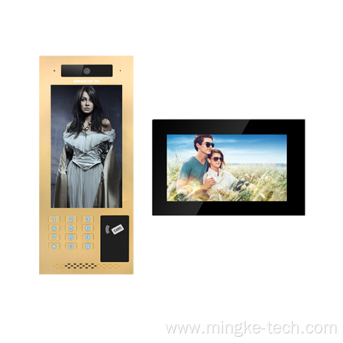 10.1-inch Color Screen Intercom System Doorbell With Camera